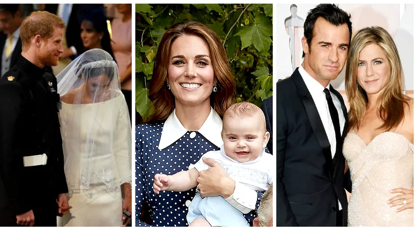 Evenimente mondene 2018: nunta Printului Harry, sarcina lui Meghan Markle si divortul lui Jennifer Aniston