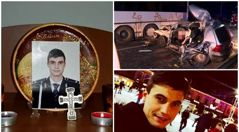 Doliu într-o familie din Bistrița! Polițistul Cristian a murit în accident de mașină! Mama lui e îngenuncheată de durere