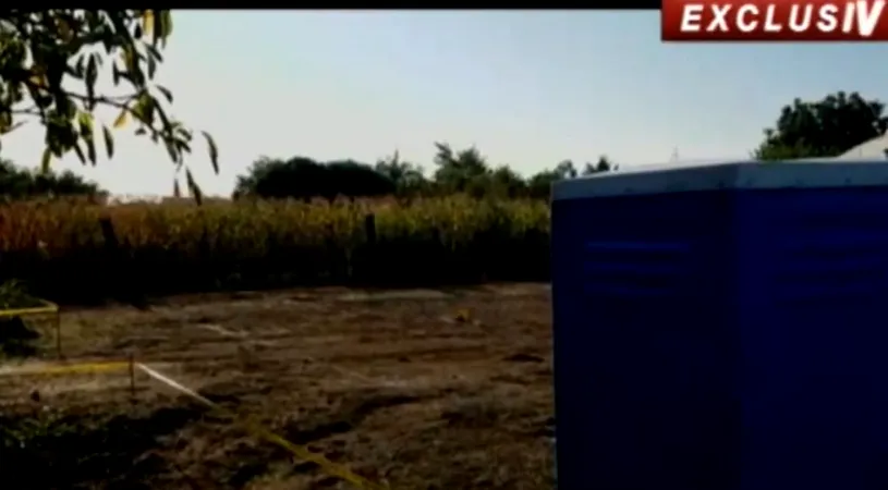 Ce au descoperit anchetatorii intr-o groapa de langa casa lui Gheorghe Dinca: „S-a vazut ca vegetatia nu crestea. Am avut surpriza..”