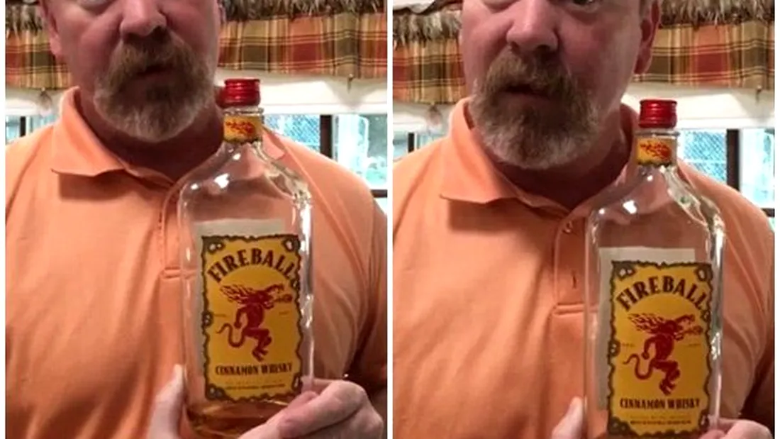 Tatal a gasit bautura in dulapul fiicei sale. Si-a filmat reactia si a devenit VIRALA pe internet VIDEO