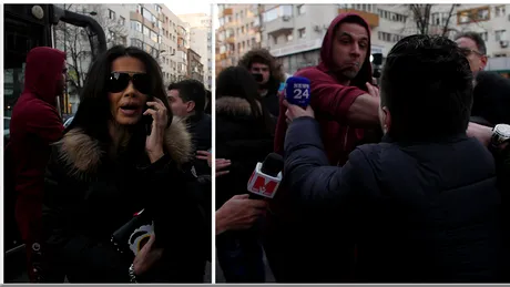 Violenta la pomana Oanei Zavoranu! Sotul ei a lovit un reporter cum a ajuns la fata locului. Cum se scuza Alex VIDEO