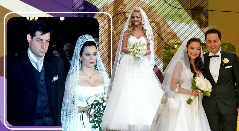 TOP CIAO.RO | Cum au arătat Andreea Esca, Delia sau Andra când s-au căsătorit. Andreea Bănică a strălucit într-o rochie minusculă!