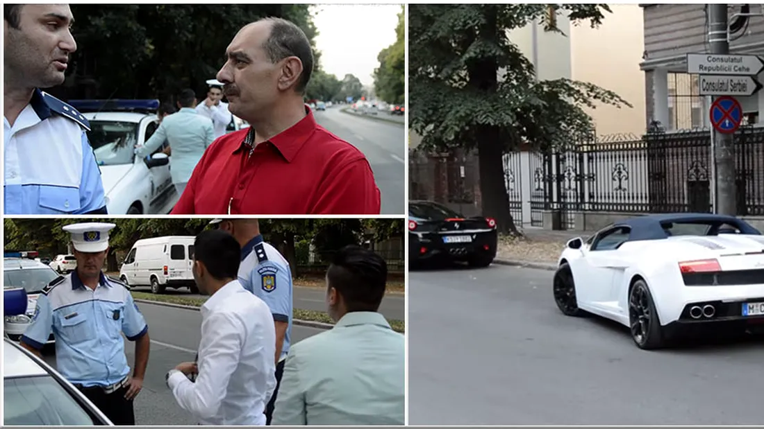 Circ pe strazile din Timisoara! Niste rromi cu masini de sute de mii de euro, amendati! Ce intrebare stupida i-a pus unul dintre barbati politistului?