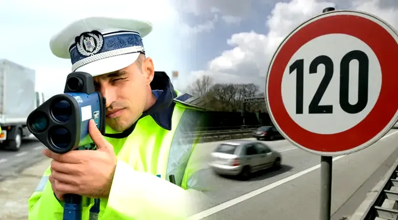 Schimbări în noul cod rutier. S-a modificat numărul de kilometri cu care poți circula peste limita de viteză, fără să iei amendă