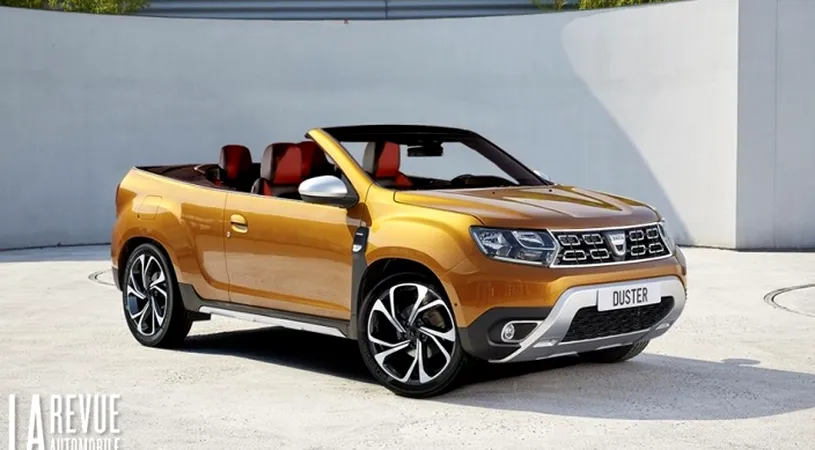 Supertare! Cum va arata noua Dacia Duster Coupe! Are 2 usi, este decapotabila si arata demential!