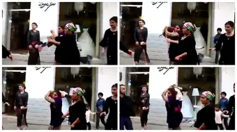 Imagini socante in plina strada! A aruncat cu copilul dupa un barbat, apoi si-a luat un pumn. Cum ne fac de ras in strainatate rromi VIDEO